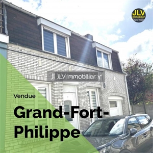 maison à la vente -   59153  GRAND FORT PHILIPPE, surface 80 m2 vente maison - UBI444181397